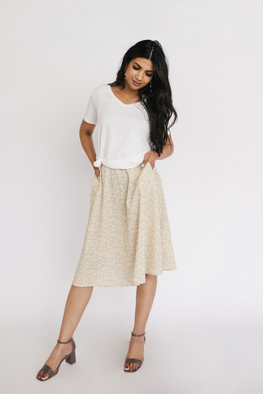 Slouchy V Neck Tee