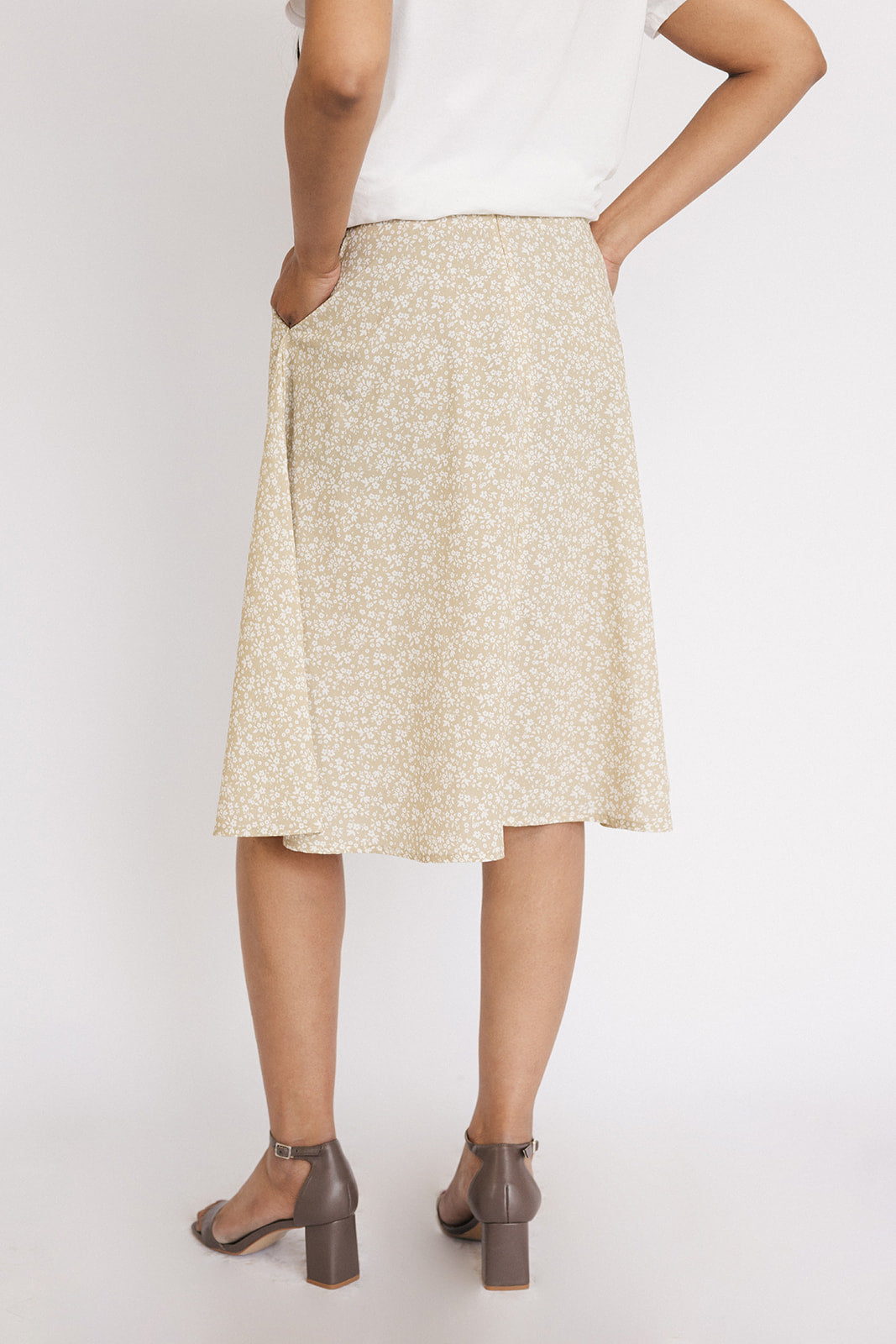 Midi Swing Skirt