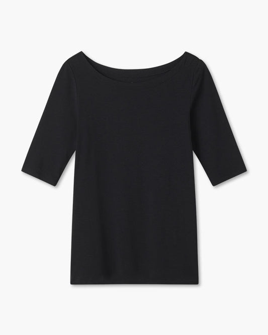 Boatneck Half Sleeve Tee
