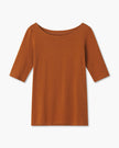 Boatneck Half Sleeve Tee