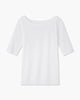 Boatneck Half Sleeve Tee