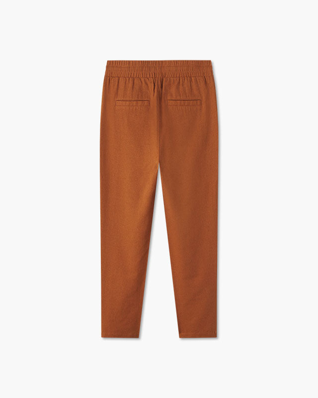 Tapered Linen Blend Pants