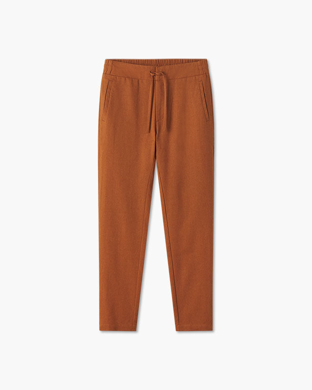 Tapered Linen Blend Pants